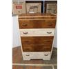 Image 2 : *Waterfall Antique 5 Drawer Dresser, Has Been Painted - 34'' x 18'' x 53''