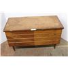 Image 1 : *Wooden Dresser-Looking Cedar Red Seal Chest w/ Key- 18.5'' x 39.5'' x 24''