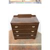 Image 2 : *Vintage Solid Wood 3 Drawer Dresser, 34.5'' x 18.5'' x 32'' - Some Wear