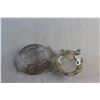 Image 3 : Sterling Silver Overlay Divided Glass Bowl and Candy Dish