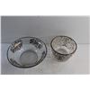 Image 2 : Sterling Silver Overlay Glass Bowls