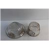 Image 3 : Sterling Silver Overlay Glass Bowls