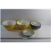 Image 1 : (3) Plastic Salad Bowls & (10) Tranquility Brand Ceramic Bowls