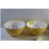 Image 2 : (3) Plastic Salad Bowls & (10) Tranquility Brand Ceramic Bowls