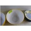 Image 7 : (3) Plastic Salad Bowls & (10) Tranquility Brand Ceramic Bowls