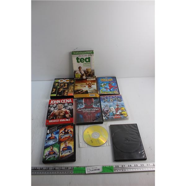 DVD Movies - John Cena, Ted and Spider Man