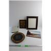 Image 1 : Icon, Quote Wall Decor, Picture Frame and Lake View Art Print