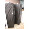 Image 1 : *Foldable Wicker Like 4 Panel Room Divider, 17.5'' x 71''