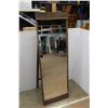Image 1 : *Wooden Framed Floor Mirror, 20'' x 60'' - As Is