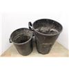Image 2 : *(2) Rubbermaid Plastic Garbage Cans- Largest Is 32'' Tall