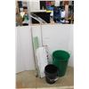 Image 1 : *(3) Rolls Of Wrapping Paper, (2) Metal Curtain Rails, Misc.