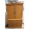 Image 2 : *Entertainment Cabinet- Veneer- 41.5'' x 19'' x 72'', Loose Components, Not Screwed In