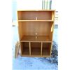 Image 1 : **Wooden Entertainment Stand w/ Shelves Not Installed- 23'' x 46'' x 66''