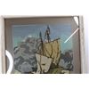 Image 4 : Framed Pirate Ship Embroidery - 24.5'' x 30.5''