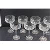 Image 3 : (9) Crystal Coupe Glasses