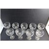 Image 4 : (9) Crystal Coupe Glasses