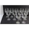 Image 3 : (14) Crystal Wine Glasses