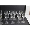 Image 2 : (17) Crystal Liqueur Glasses