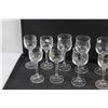 Image 4 : (17) Crystal Liqueur Glasses
