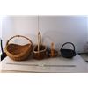 Image 1 : (4) Woven Baskets