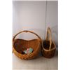 Image 3 : (4) Woven Baskets