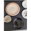 Image 2 : (10) Assorted Plates, (5) Bowls, and (2) Mugs - Some Chips