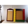 Image 1 : *(2) Photo Frames- Lego, Other 28.25" Tall x 14.25" Wide and 28" Tall x 24" Wide