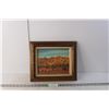 Image 1 : W.C. Cory Desert Painting 14" Wide x 12" Tall -from the late president of hard of hearing society  W