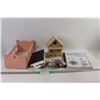 Image 1 : Miniature House, Doll Bed, Drawing Books