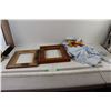 Image 1 : (2) Picture Frames - 12" x 14", Winnie the Pooh Apron