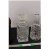 Image 3 : (2) Liquor Decanters and Bottle