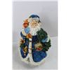 Image 2 : (2) Santa Claus Ornaments, One Plays Music- Tallest Is 9'' Tall