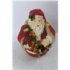 Image 4 : (2) Santa Claus Ornaments, One Plays Music- Tallest Is 9'' Tall