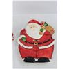 Image 2 : Santa Claus Cookie Tray w/ Santas Workshop Cup