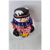 Image 5 : (2) Ceramic Christmas Themed Cookie Jars, Santa Claus, Snowman, Tallest Is 8'' Tall