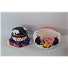 Image 6 : (2) Ceramic Christmas Themed Cookie Jars, Santa Claus, Snowman, Tallest Is 8'' Tall