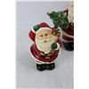 Image 4 : Ceramic Santa Claus Teapot, Sugar Dish & Salt And Pepper Shakers