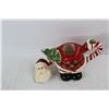 Image 7 : Ceramic Santa Claus Teapot, Sugar Dish & Salt And Pepper Shakers