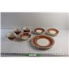 Image 1 : 14 pc Ceramic Dish Set - Cups, Plates and Bowl