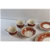 Image 4 : 14 pc Ceramic Dish Set - Cups, Plates and Bowl