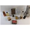 Image 4 : Vintage Coffee Pot, Glass Bottles, Lock, Ironized Yeast Pills and Misc.