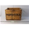 Image 1 : Pepsi-Cola Wood Crate 17" Long x 11.75" Wide x 12.25" Tall