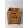 Image 2 : Pepsi-Cola Wood Crate 17" Long x 11.75" Wide x 12.25" Tall