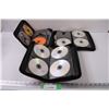 Image 1 : (3) Booklets of Burned DVDs & Movies & CDs - Assorted - As Is