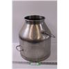 Image 1 : DeLaval Stainless Steel Milk Pail - Missing Lid - 14" x 11"