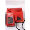 Image 3 : (2) Milwaukee M12 & M18 Battery Chargers - Powers On, As Is