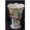Image 2 : (2) Fitz & Floyd Ceramic Vase & Jar (Has Damage as Pictured)