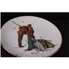 Image 2 : Frank Phillips & Norman Rockwell "Hunting Theme" Collector Plates - 11" Diameter