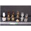 Image 1 : (6) Miniature 6" Kerosene Lamps - Assorted
