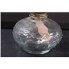 Image 2 : Hobnail Clear Glass Kerosene Lamp - 12" Tall